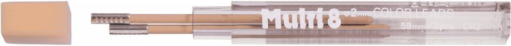 Multi 8 CH2 2.0mm Recharges de crayons de couleur (2 leads per tube)-Orange Lead