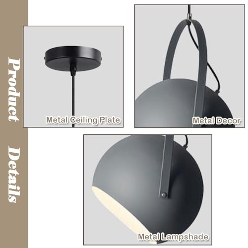 Lámpara de techo empotrada industrial con casquillo E26 para dormitorio 7
