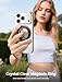 Lamicall for MagSafe Magnetic Phone Ring Grip - 360° Rotating Ring Holder with [Smooth Damping], Crystal Clear Finger Grip Kickstand, Strong Mag Safe Accessories for iPhone 17 Pro Max Air, All Phones