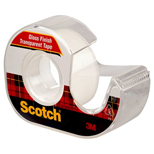 Scotch Transparent Tape, 2 Rolls, 3/4 In X 250 In (2157Ss) #TOP1