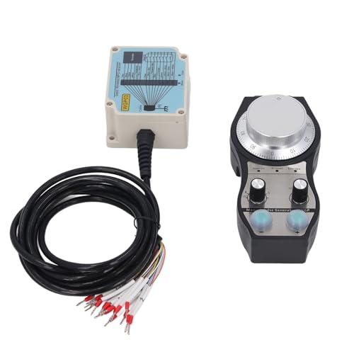Volante eletrônico CNC, gerador de pulso, 5 eixos MPG manual para fresadora de torno CNC 60 m com pa