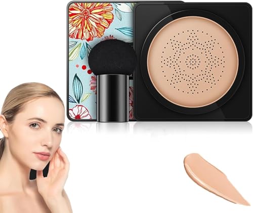 Crema CC con cojín de aire Mushroom Head, crema BB hidratante correctora, corrector hidratante resistente al agua, mate y de larga duración Belleza