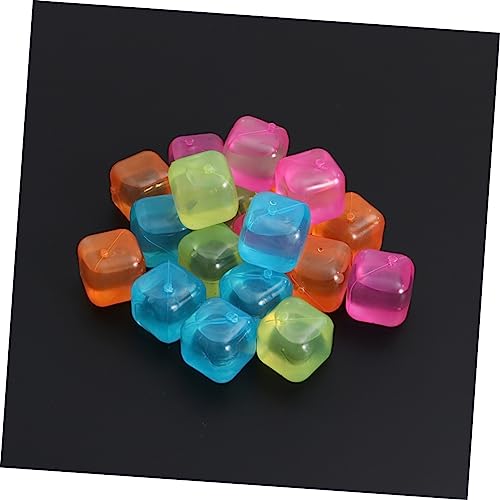 Cubos de hielo reutilizables cuadrados Pack 20 piezas miniatura 6