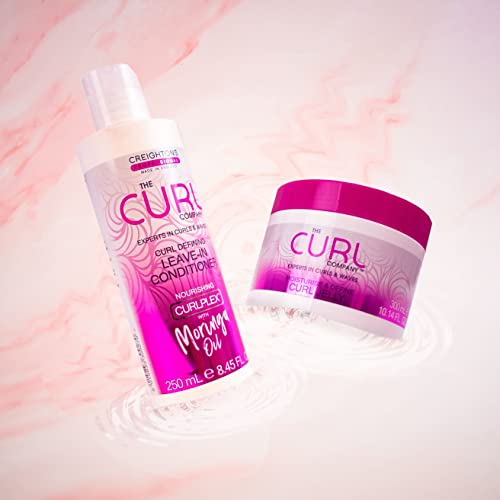 The Curl Company Curl Defining Leave-In Conditioner (250ml) - Professionally Formulated with Nourishing Curplex with Moringa Oil. Experts in Curls & Waves