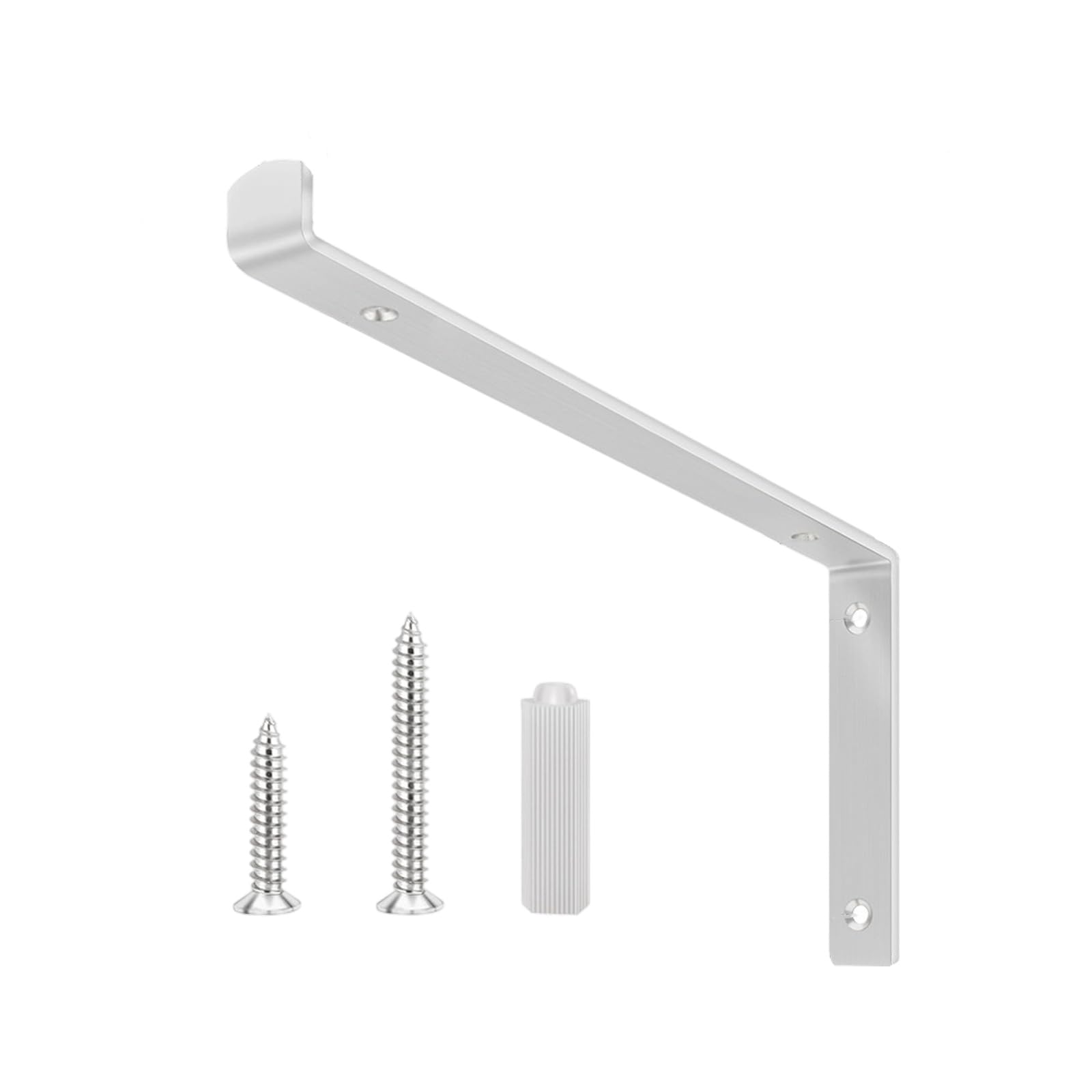 Load Wall Mounted L Brackets Strong Steel Shelf Corner Shelf Brackets for Kitchen Cabinet Bathroom Storage Bathroom Organizers