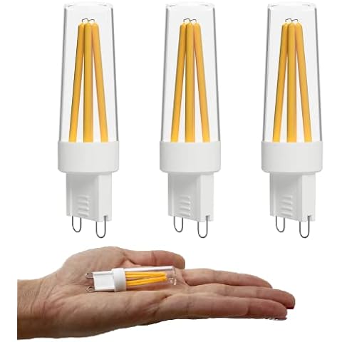 NextClimb 2200K G9 LED Bulb - The Warmest G9 LED Bulb Dimmable on Amazon - G9 Bulb Base - Low Consumption (3W) - 120V AC - Dimmable LED Light Bulbs (3-Pack, Warm) Cover