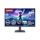 Lenovo Legion LOQ 27-10 Gaming Monitor, 27" FHD, Flat IPS, 200Hz, 0.5ms MPRT, AMD FreeSync Premium, HDR10, Tilt Stand, 2X HDMI 2.1 and DP 1.4, Raven Black