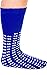Wraparound Treaded Slip Stop Socks 360-Degree Tread (Blue XXXL Extra Wide Bariatric) (4 Pairs)