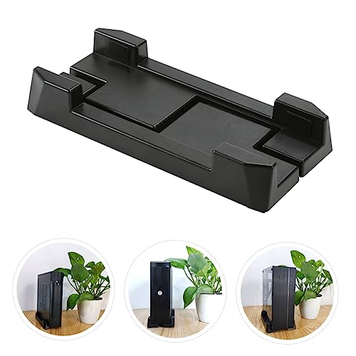 Soporte móvil ajustable para CPU POPETPOP 2 piezas para gabinete de computadora, rack ajustable en altura para soporte multi-funcional de host de computadora, diseño para gamers y estudiantes miniatura 5