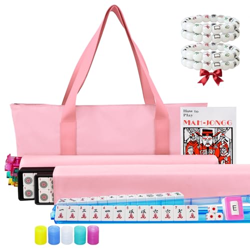 Juego de Mahjong Americano con Bolsa y 166 Fichas
