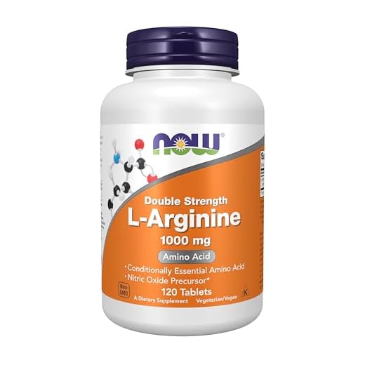NOW Foods L-Arginine 1000 mg Tablets