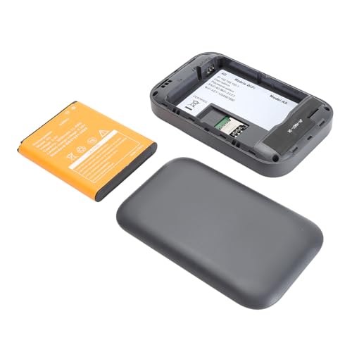 Image of Portable 4G Router Fast and Secure Connection for Mobile Phones Computers ABS Built in Battery