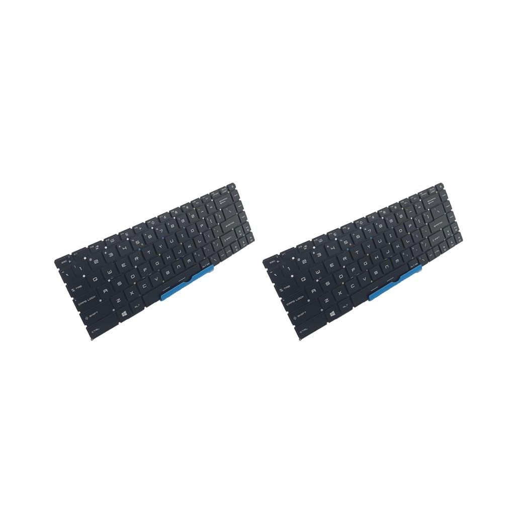 2 zestaw klawiatury laptopa akcesoria zamienne akcesoria komputerowe komponenty wejściowe laptopy funkcja podświetlana klawiatura zamiennik dla GS66