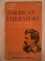 American Literature a Complete History with Biographical Data, Literary Trends and Criticism B002I7FAKI Book Cover
