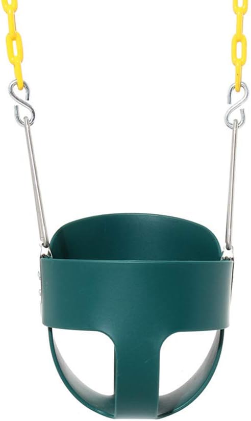 MALY Outdoor Swing, Childrens Swing Baby Indoor & Outdoor EVA Swing Basket Hanging Chair Infant Garden Rope Safe Swing Seat for Toddler & Baby