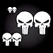 6-teiliges The Punisher Auto Aufkleber-Set JDM OEM Tuning Sticker Decal 30 Farben zur Auswahl