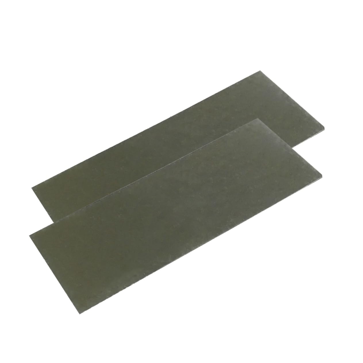 KICHOUSE 2pcs Zinc Strip Educational Kit Zinc Plate Silver Coated for Fruit Battery Experiment