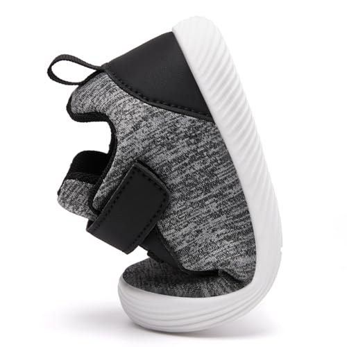 Image of MORENDL Toddler Sneakers Baby Boys & Girls Barefoot Shoes Lightweight Breathable Walking Running Tennis Athletic Sport Shoes
