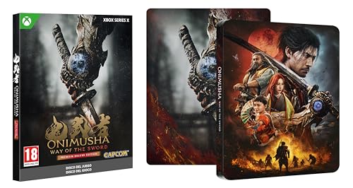 Videojuego Onimusha Way of the Sword Steelbook Deluxe - Xbox en oferta por solo 96.99 € Carátula de Onimusha Way of the Sword Steelbook Deluxe - Xbox