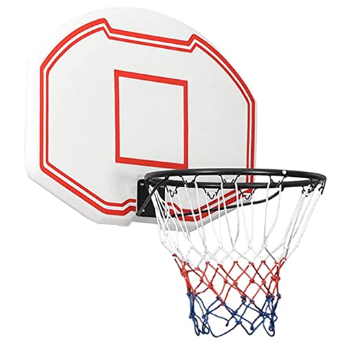 Homgoday Tablero de Baloncesto Polietileno Blanco 90x60x2 cm Tableros de Baloncesto Deportes