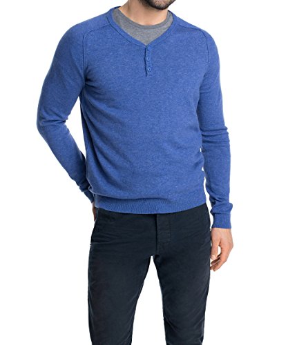 Edc by ESPRIT Henley-Slim Fit Maglia Uomo
