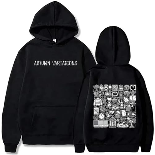 JYKJUEDZ Sudadera con Capucha del álbum Autumn Variations de Ed Sheeran para Mujer y Hombre Sudadera con Capucha Musical chándal para Hombre otoño e Invierno Estampado gráfico de Doble Cara Regular
