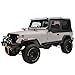 Paramount Automotive Restyling 51-0105 Black Rocker Guard with Step Board (Jeep Wrangler YJ)