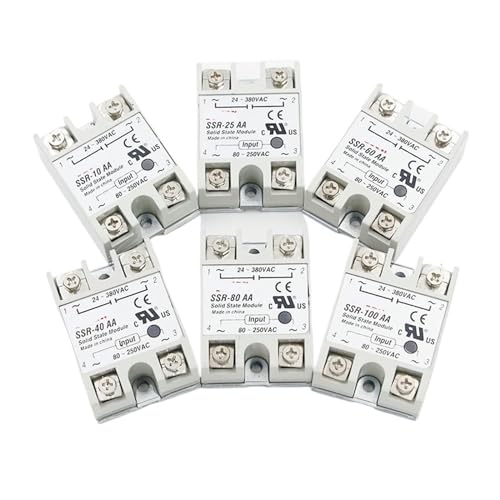Relais semi-conducteur AC AC SSR-50AA 50A pour automatisme et chauffage