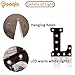 Pooqla Decorative LED Illuminated Letter Marquee Sign - Alphabet Marquee Letters with Lights for Wedding Birthday Party Christmas Night Light Lamp Home Bar Decoration L, Black