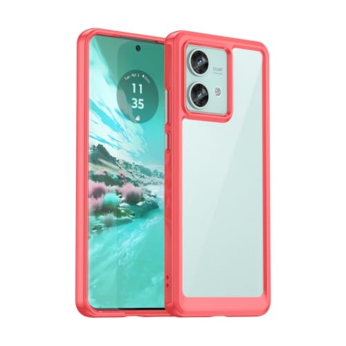 Motorola Edge 40 Neo �p �P�[�X �N���A �ϏՌ� PC�w��+TPU �_�� �h�w�� �ČRMIL�K�i �X�g���b�v�z�[���t�� ���C�����X�[�d�Ή� ���� ���^ ���ϖh�~ ����h�~ (��) 15-Edge 40N-06