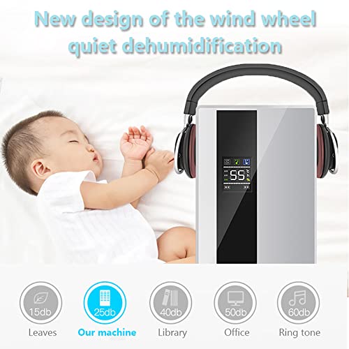 Déshumidificateur maison 2200ml avec télécommande et écran LED - 4