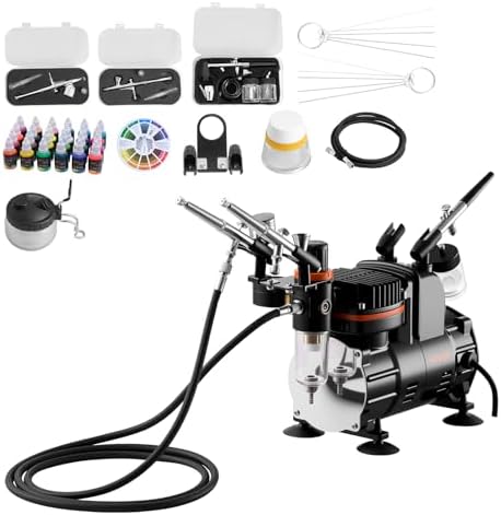 VEVOR Kit de Aerógrafo con Compreso...