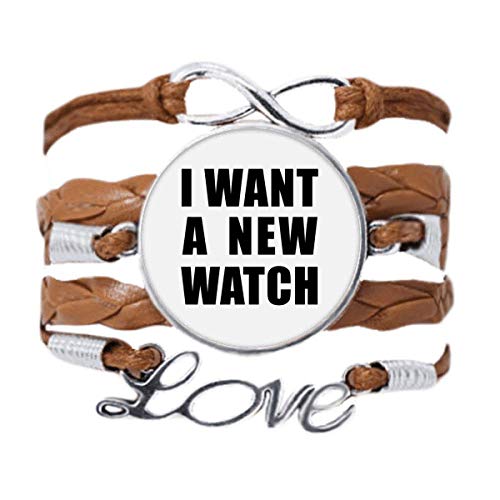 Bracelet tendance cordon I Want A New Watch pour parfaire votre look urbain quotidien