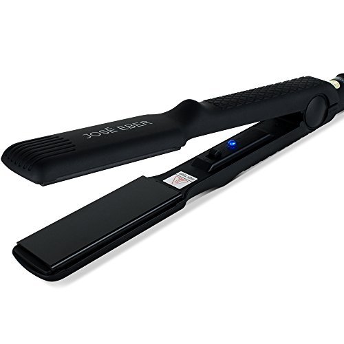 Vibrating Hair Straightener from GoGirl Beauty, Flat Iron Bundle with 1.5" Ceramic Plates, Smooth And Healthy Hair, No Damage, Frizz, Long Lasting Results, With Lip Gloss, Moisturizing Gloves & Socks
