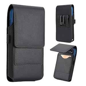 Gcepls Vertikal Leder Smartphone-Holster mit Magnetverschluss