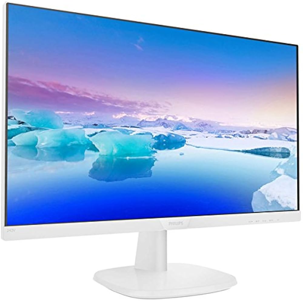 Philips(フィリップス) 23.8型ワイド液晶ディスプレイ ホワイト 5年間フル保証 243V7QDAW/11