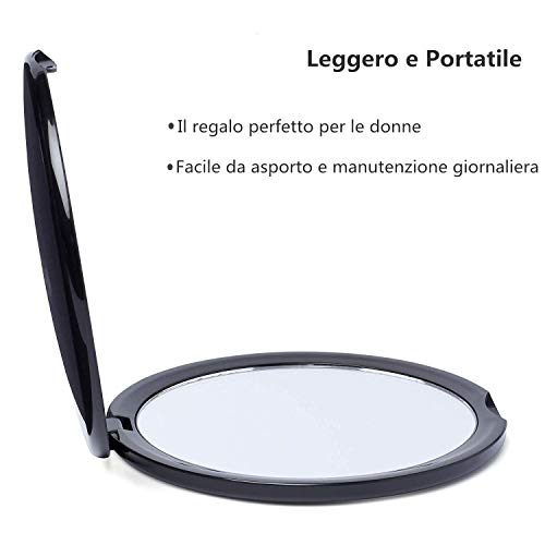 Deweisn Specchio Tascabile Pieghevole, Specchio