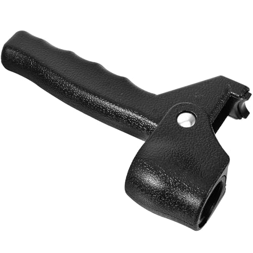 SWETRACE Mango de Bastón Auxiliar de Plástico Negro para Hombres y Mujeres, Cómodo y Seguro, Compatible Bastones de 22 Mm para Uso en Exteriores