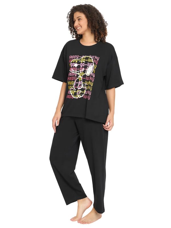Image of Clovia Women Cotton Pajama Set