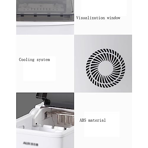 Máquina para hacer hielo de mostrador, 9 cubos en 6 min miniatura 3