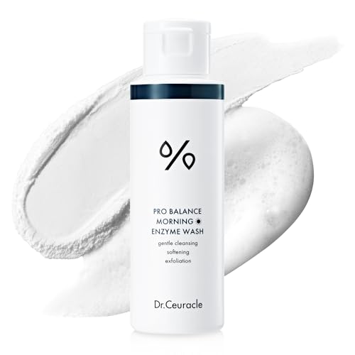 Image of Dr.Ceuracle Pro Balance Enzyme Powder Face Wash - Korean Day and Night Natural Enzyme Powder Face Wash for Deep Pore Cleansing, Sebum Removing, pH Skin Balancing Care (Morning Wash)