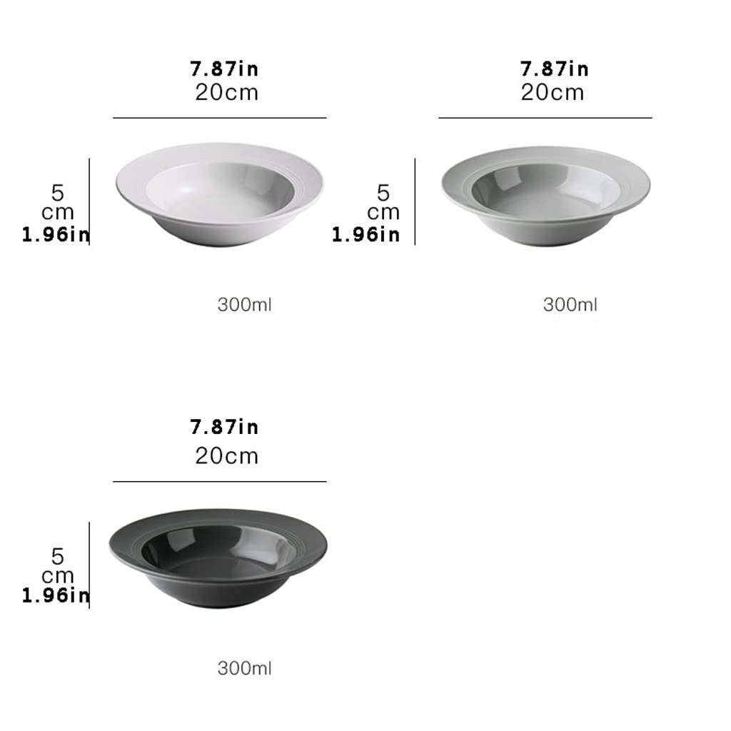 Misy na sałatki do kuchni Porcelanowa miska na sałatkę Nadaje się do przygotowywania potraw w kuchni, deserów, lodów, małych ciast, talerzyków na słodycze, misek na orzechy, misek na sałatki Miski n