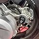 2 Stück 8mm Motorrad CNC Montageständer Racingadapter Ständeraufnahme, M8 Schwingenschutz Motorrad für Heckständer, Schwarz