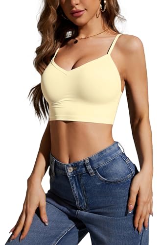 Image of Multi Pack Women's Cropped Tank Tops, Spaghetti Strap Camisoles