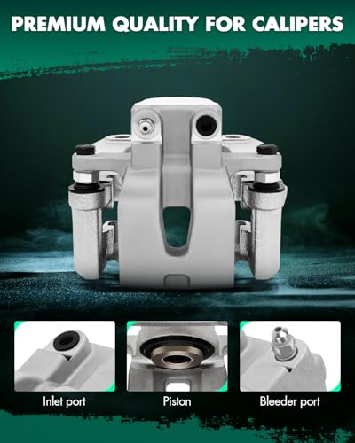 Image of SCITOO Rear Right Brake Caliper With Bracket 18B4971 Compatible For Chrysler 300 2005-2018 For Dodge Challenger 2009-2018 For Dodge Charger 2006-2018 For Dodge Magnum 2005-2008