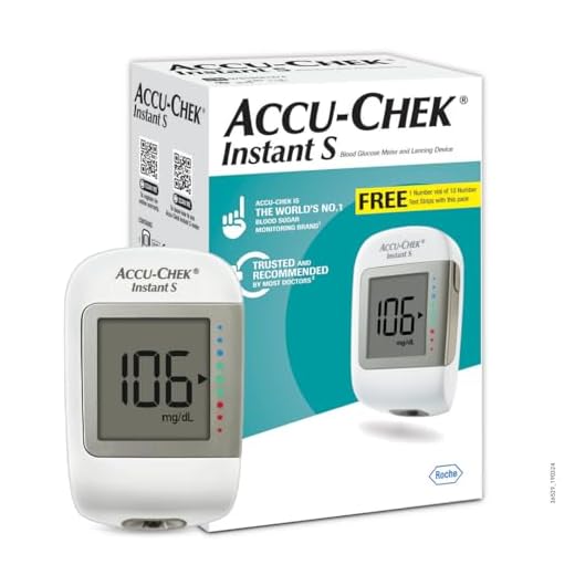 Accu-Chek Instant S Glucometer with Free Test Strips, 10 Count (White)