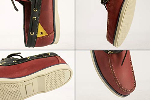 Zerimar Scarpe da Barca in Pelle per Uomo | Scarpe...
