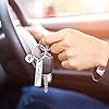 ASTER Drive Safe I Need You Here with Me Stainless Steel Gift Key Chain, Men Women Keychain Key Chain Family Keyring for Couple Husband Wife Boyfriend Girlfriend Her Him #2