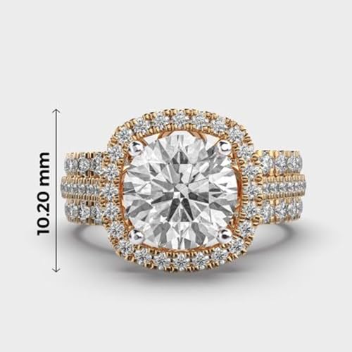 Bague d'éternité royale moissanite argent 925, le cadeau de luxe idéal - 4