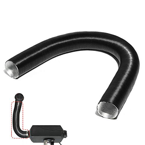 RICH 42/60/75mm Preheater Hose Air Inlet Pipe - Air Duct Drain Hose Car Heater Duct Vent Warm Air Outlet for 2000 W or 6000 W Air Heaters